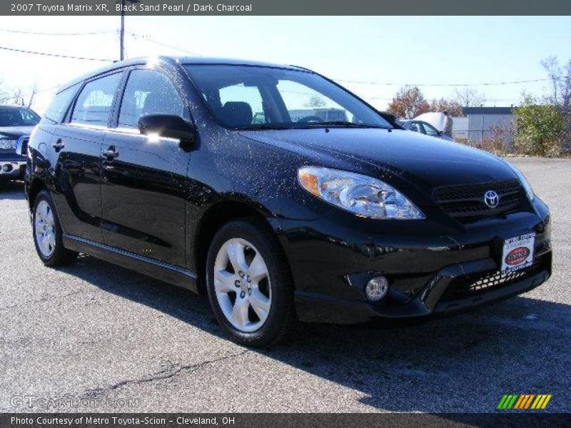 Black Sand Pearl / Dark Charcoal 2007 Toyota Matrix XR