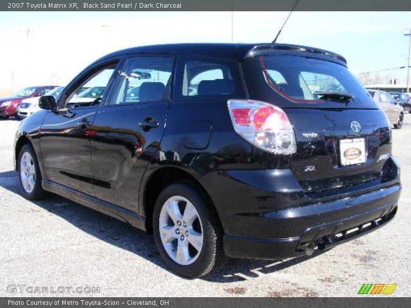 Black Sand Pearl / Dark Charcoal 2007 Toyota Matrix XR