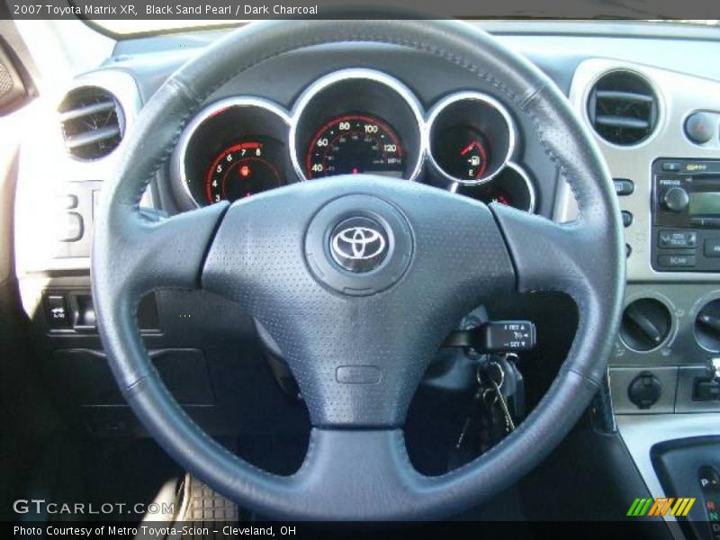 Black Sand Pearl / Dark Charcoal 2007 Toyota Matrix XR