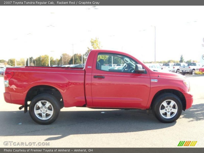 Radiant Red / Graphite Gray 2007 Toyota Tundra Regular Cab