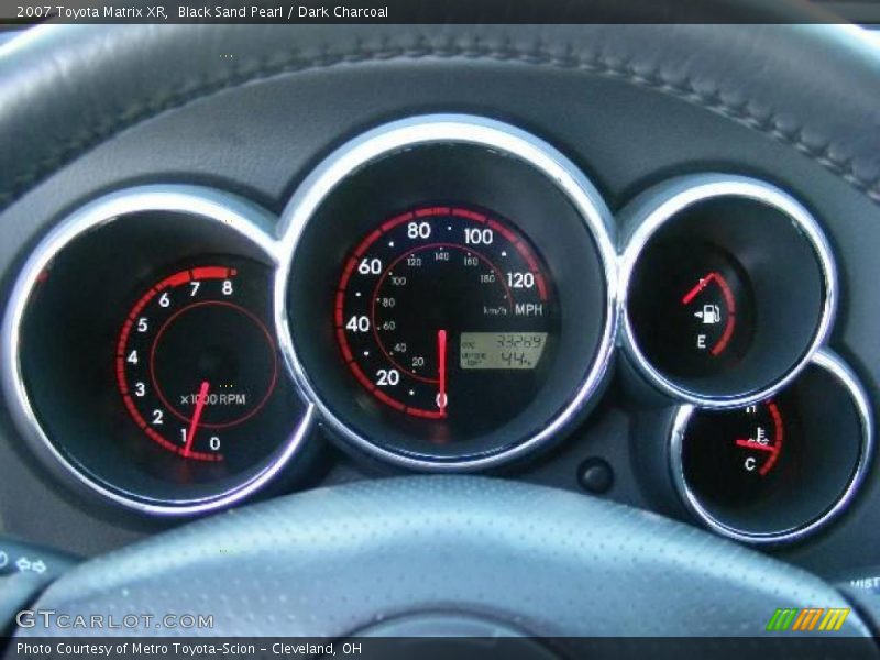Black Sand Pearl / Dark Charcoal 2007 Toyota Matrix XR