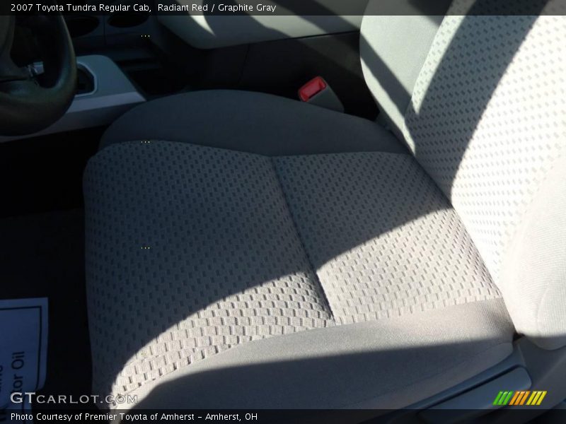 Radiant Red / Graphite Gray 2007 Toyota Tundra Regular Cab