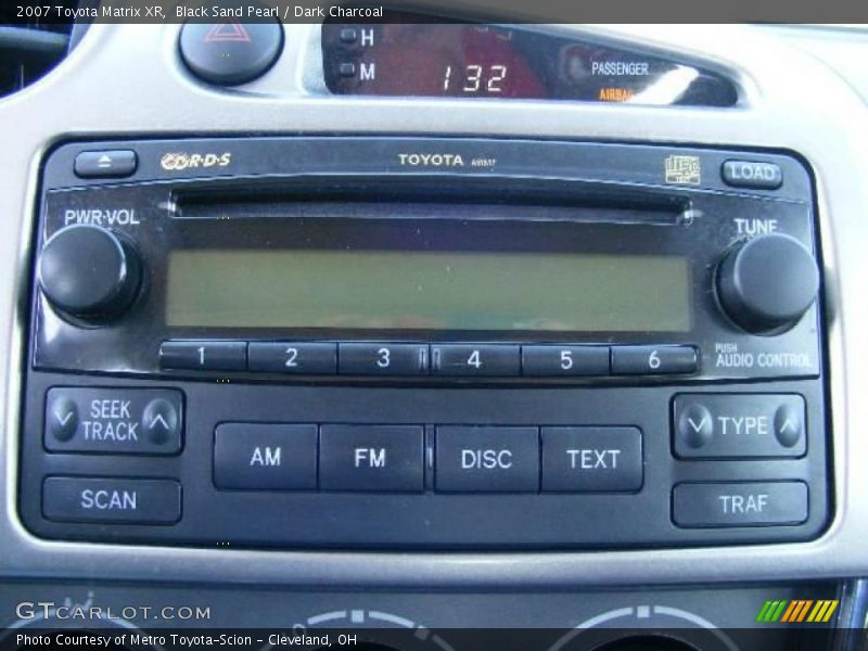 Black Sand Pearl / Dark Charcoal 2007 Toyota Matrix XR