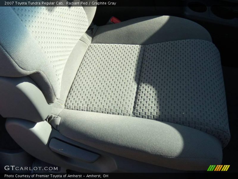 Radiant Red / Graphite Gray 2007 Toyota Tundra Regular Cab