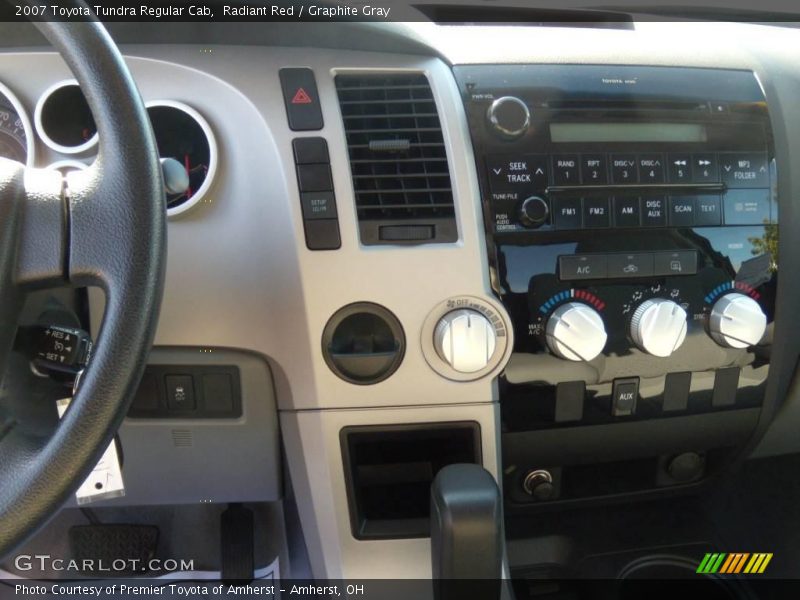 Radiant Red / Graphite Gray 2007 Toyota Tundra Regular Cab