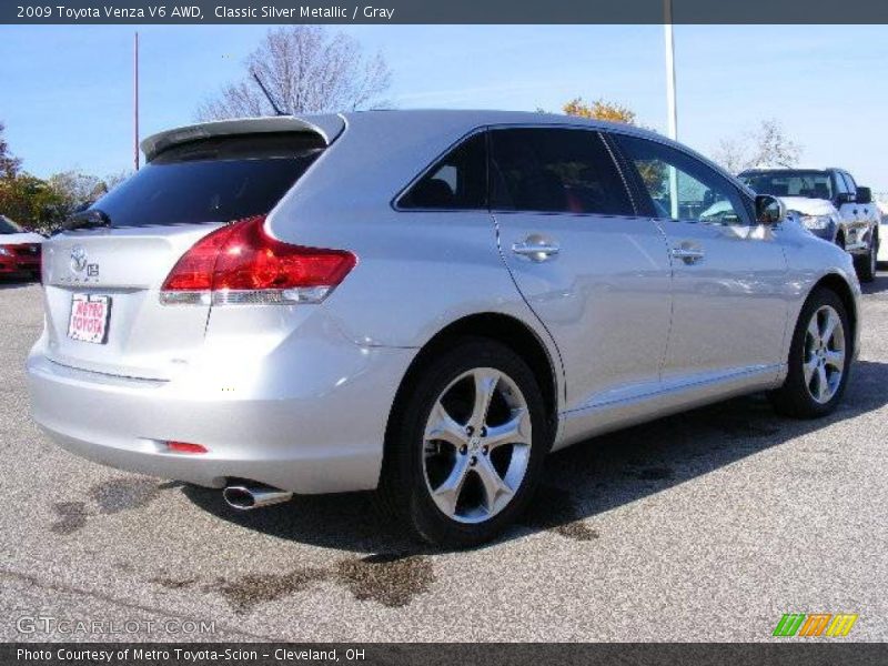 Classic Silver Metallic / Gray 2009 Toyota Venza V6 AWD