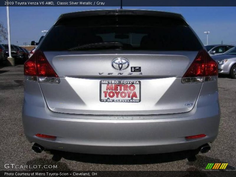 Classic Silver Metallic / Gray 2009 Toyota Venza V6 AWD