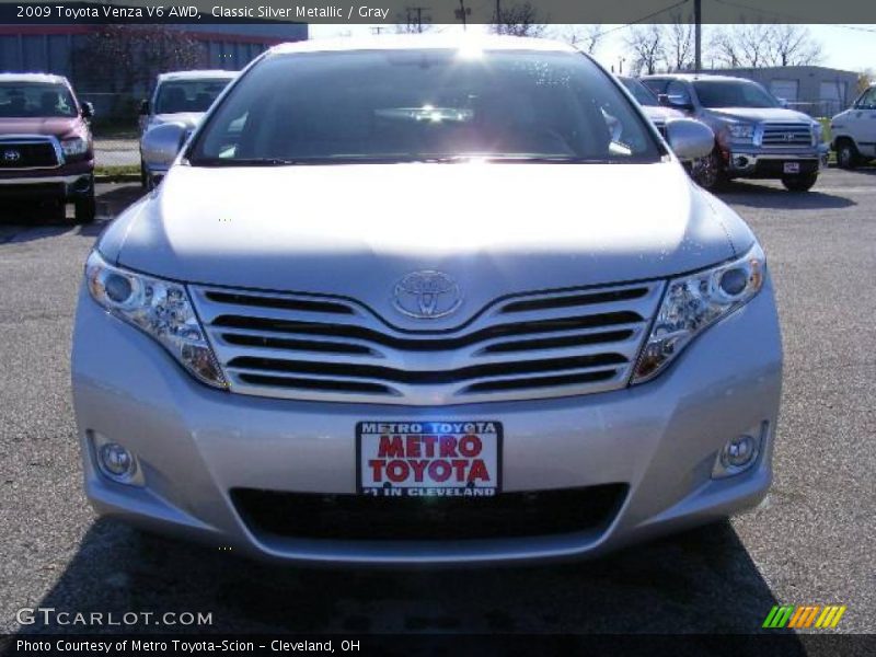 Classic Silver Metallic / Gray 2009 Toyota Venza V6 AWD