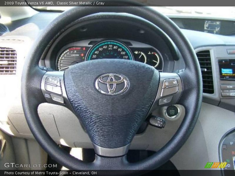 Classic Silver Metallic / Gray 2009 Toyota Venza V6 AWD