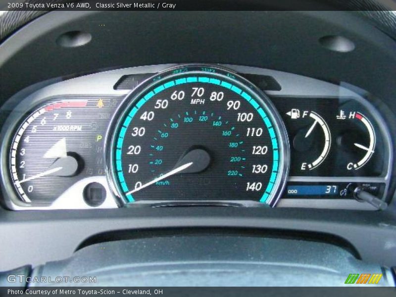Classic Silver Metallic / Gray 2009 Toyota Venza V6 AWD