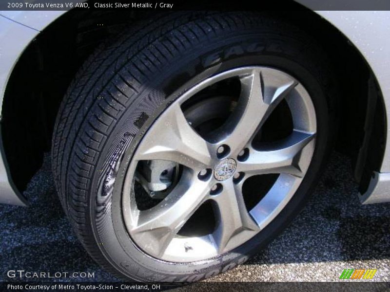 Classic Silver Metallic / Gray 2009 Toyota Venza V6 AWD