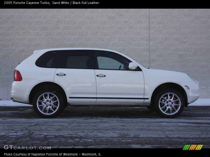 Sand White / Black Full Leather 2005 Porsche Cayenne Turbo