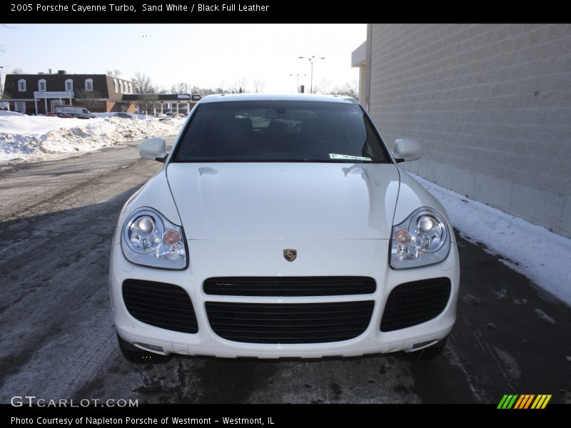 Sand White / Black Full Leather 2005 Porsche Cayenne Turbo