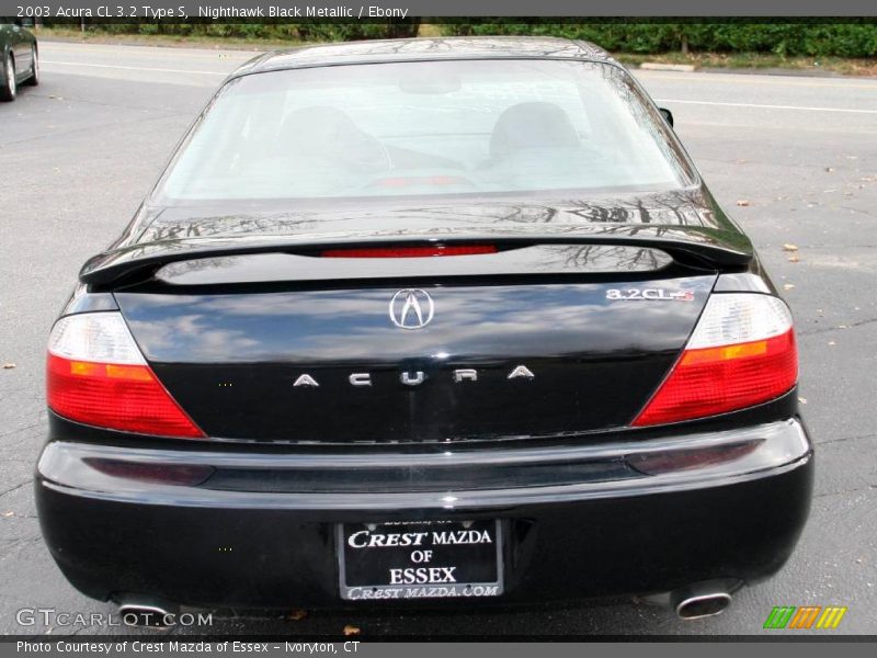 Nighthawk Black Metallic / Ebony 2003 Acura CL 3.2 Type S