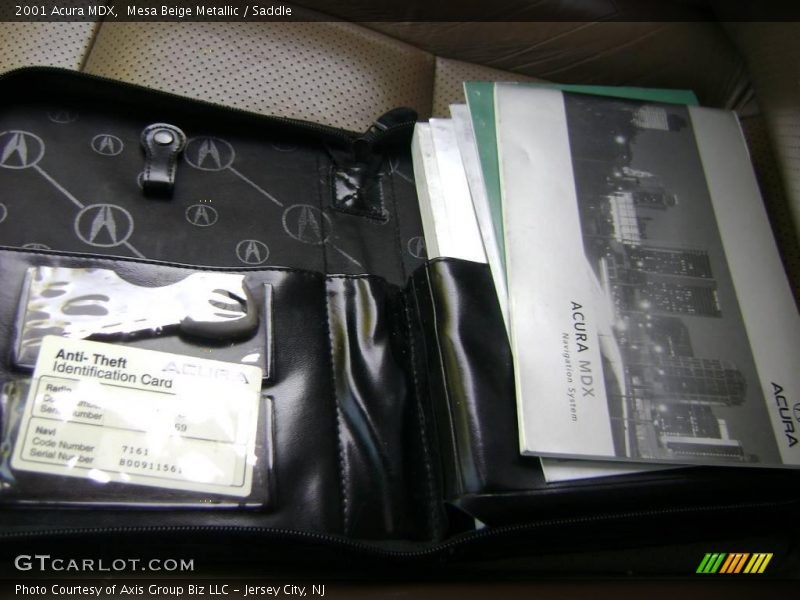 Mesa Beige Metallic / Saddle 2001 Acura MDX