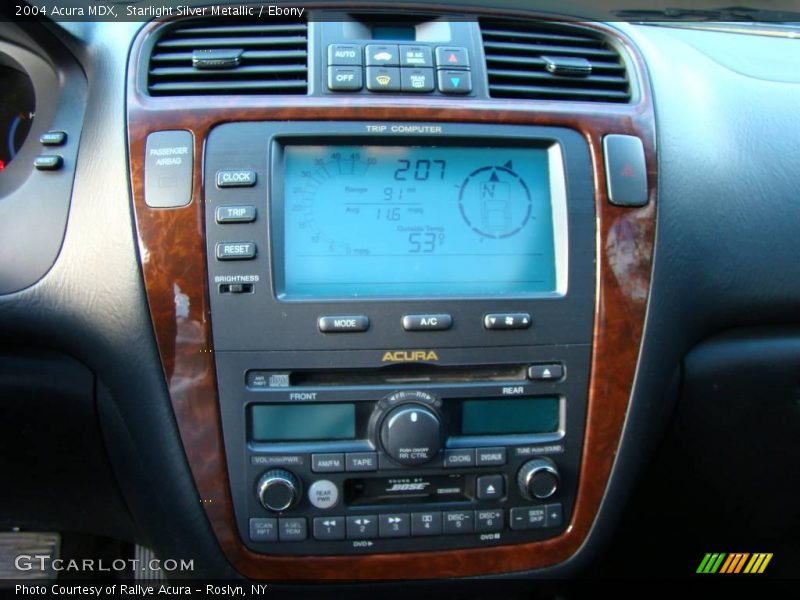Starlight Silver Metallic / Ebony 2004 Acura MDX
