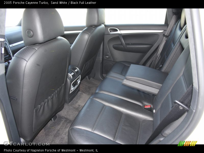 Sand White / Black Full Leather 2005 Porsche Cayenne Turbo