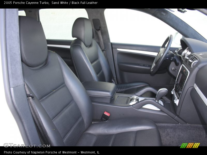 Sand White / Black Full Leather 2005 Porsche Cayenne Turbo