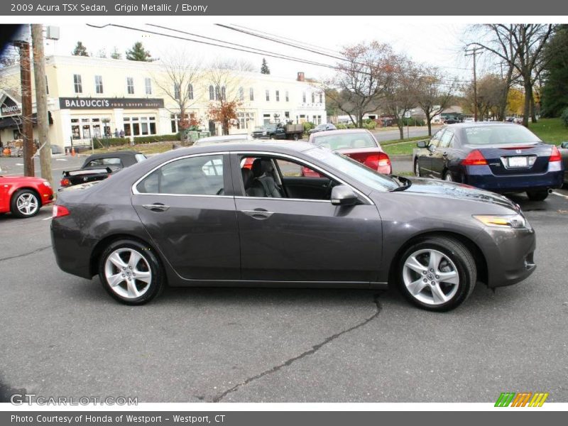 Grigio Metallic / Ebony 2009 Acura TSX Sedan