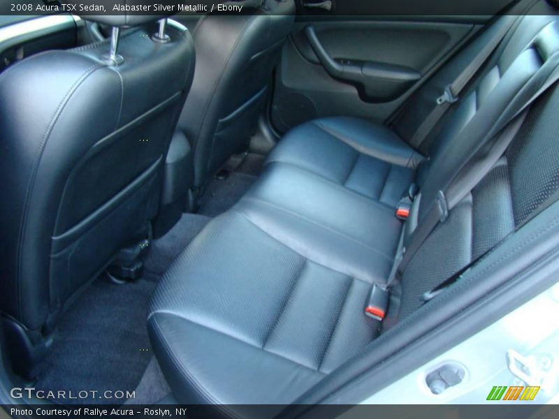 Alabaster Silver Metallic / Ebony 2008 Acura TSX Sedan