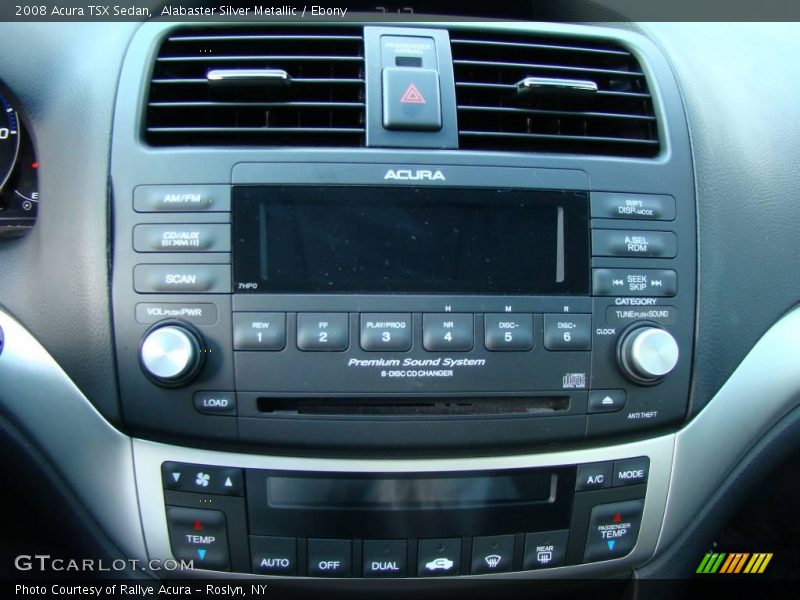 Alabaster Silver Metallic / Ebony 2008 Acura TSX Sedan