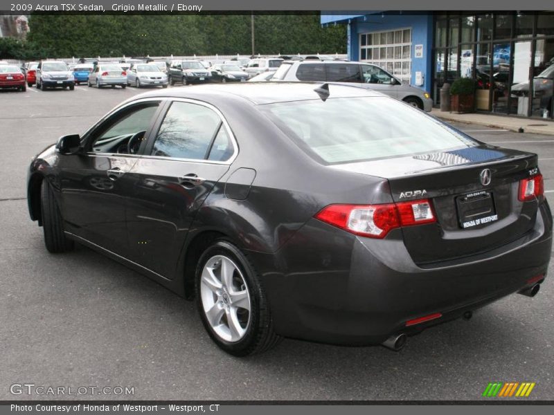 Grigio Metallic / Ebony 2009 Acura TSX Sedan