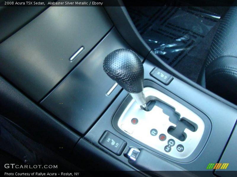 Alabaster Silver Metallic / Ebony 2008 Acura TSX Sedan