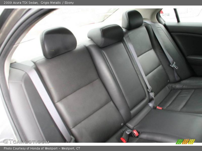Grigio Metallic / Ebony 2009 Acura TSX Sedan