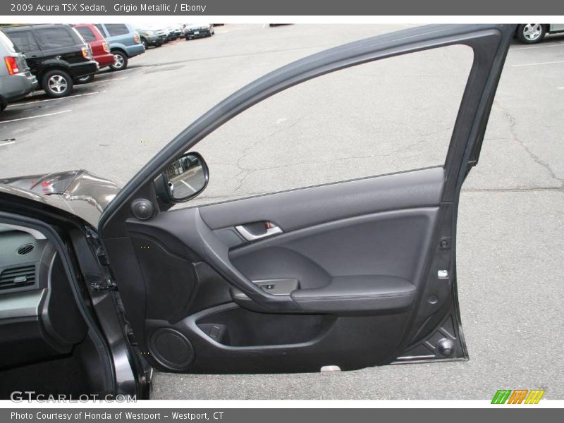Grigio Metallic / Ebony 2009 Acura TSX Sedan