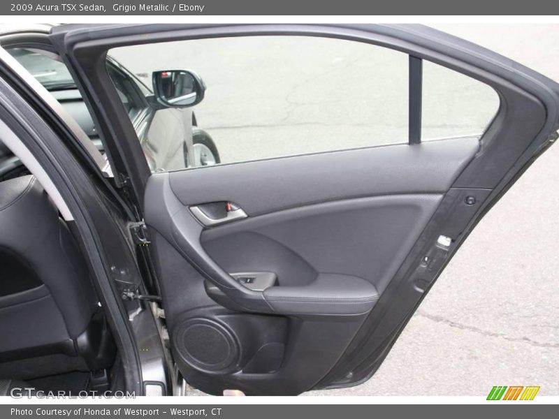 Grigio Metallic / Ebony 2009 Acura TSX Sedan