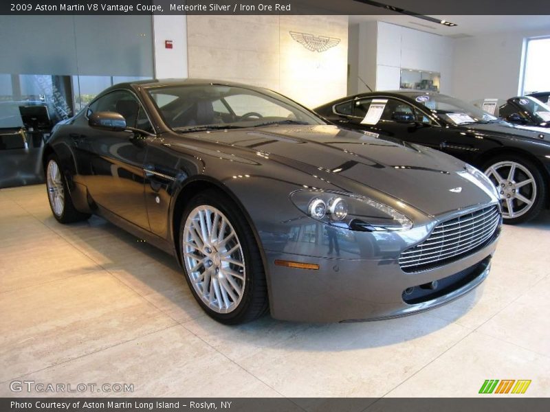 Meteorite Silver / Iron Ore Red 2009 Aston Martin V8 Vantage Coupe