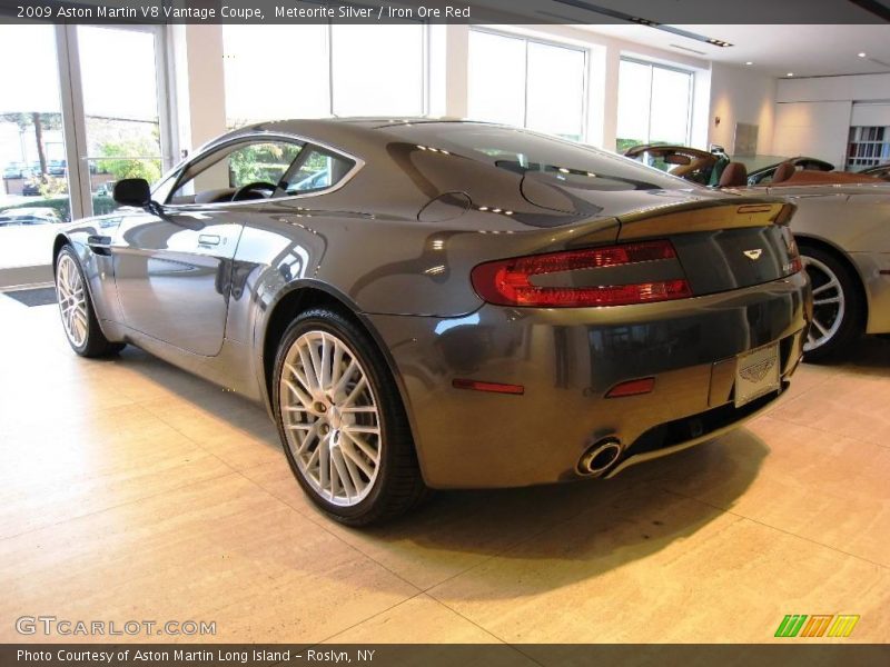 Meteorite Silver / Iron Ore Red 2009 Aston Martin V8 Vantage Coupe