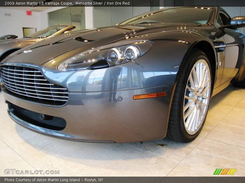 Meteorite Silver / Iron Ore Red 2009 Aston Martin V8 Vantage Coupe