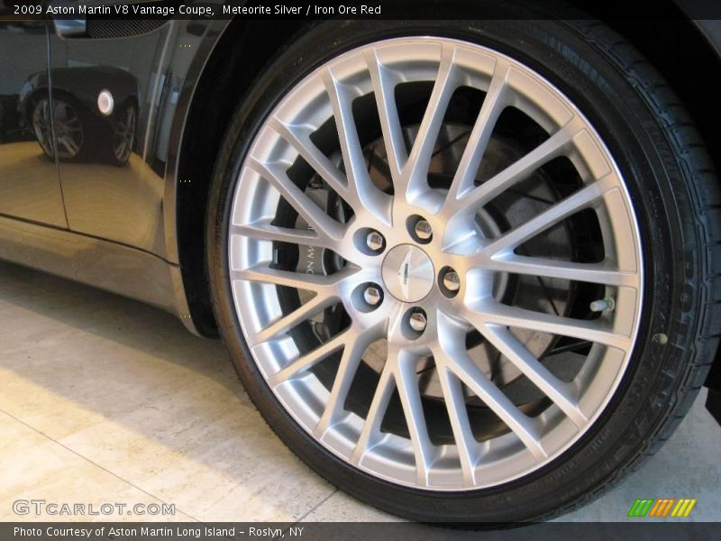 Meteorite Silver / Iron Ore Red 2009 Aston Martin V8 Vantage Coupe