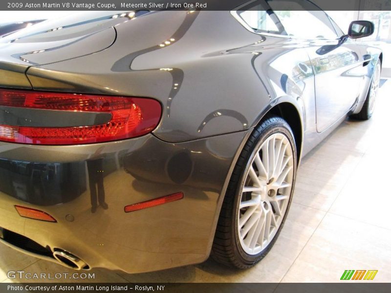Meteorite Silver / Iron Ore Red 2009 Aston Martin V8 Vantage Coupe