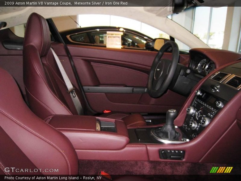 Meteorite Silver / Iron Ore Red 2009 Aston Martin V8 Vantage Coupe