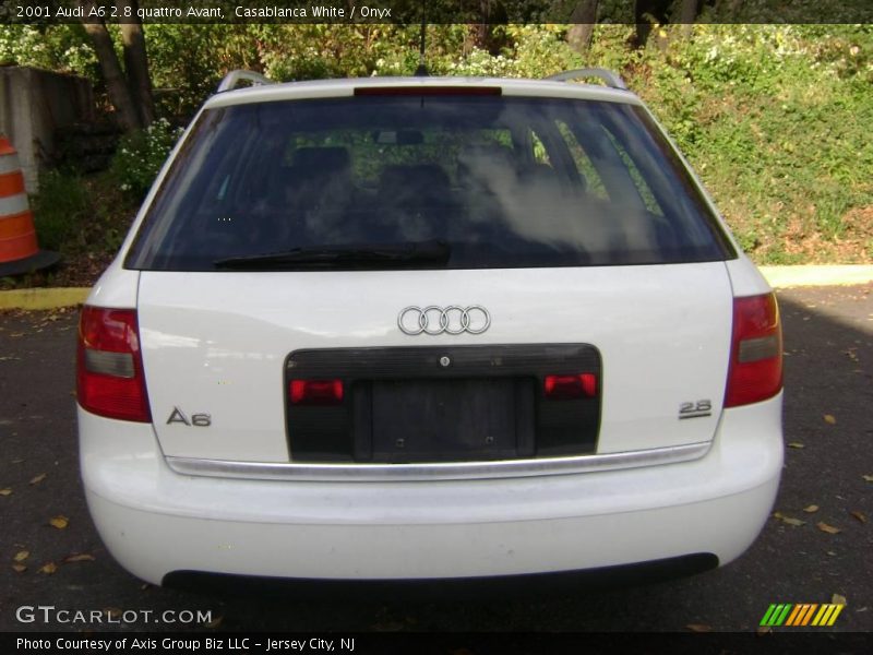Casablanca White / Onyx 2001 Audi A6 2.8 quattro Avant