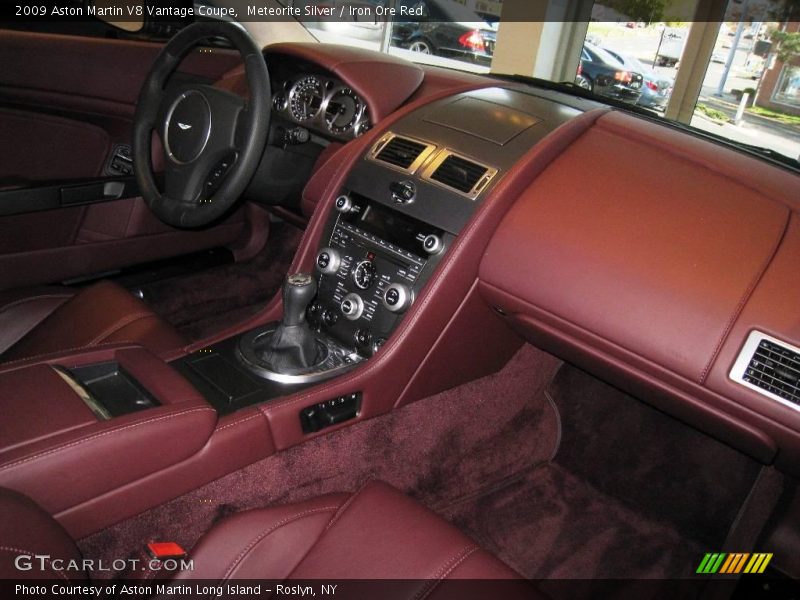 Meteorite Silver / Iron Ore Red 2009 Aston Martin V8 Vantage Coupe