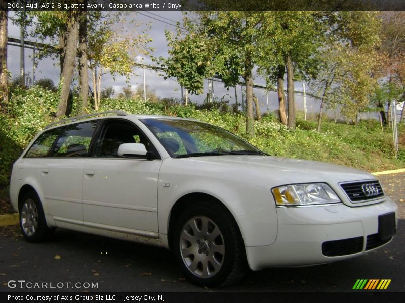 Casablanca White / Onyx 2001 Audi A6 2.8 quattro Avant