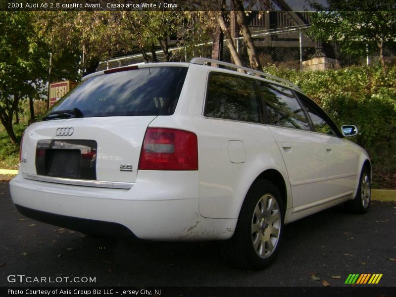 Casablanca White / Onyx 2001 Audi A6 2.8 quattro Avant