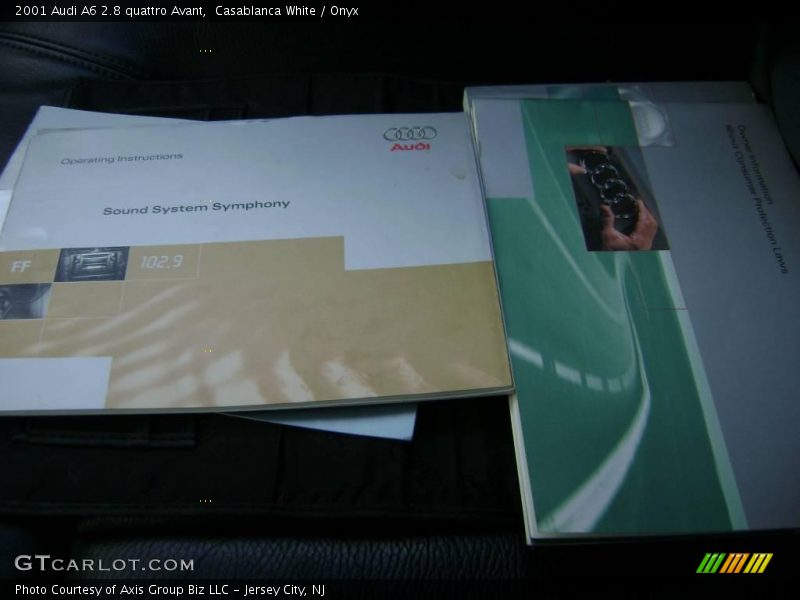 Casablanca White / Onyx 2001 Audi A6 2.8 quattro Avant