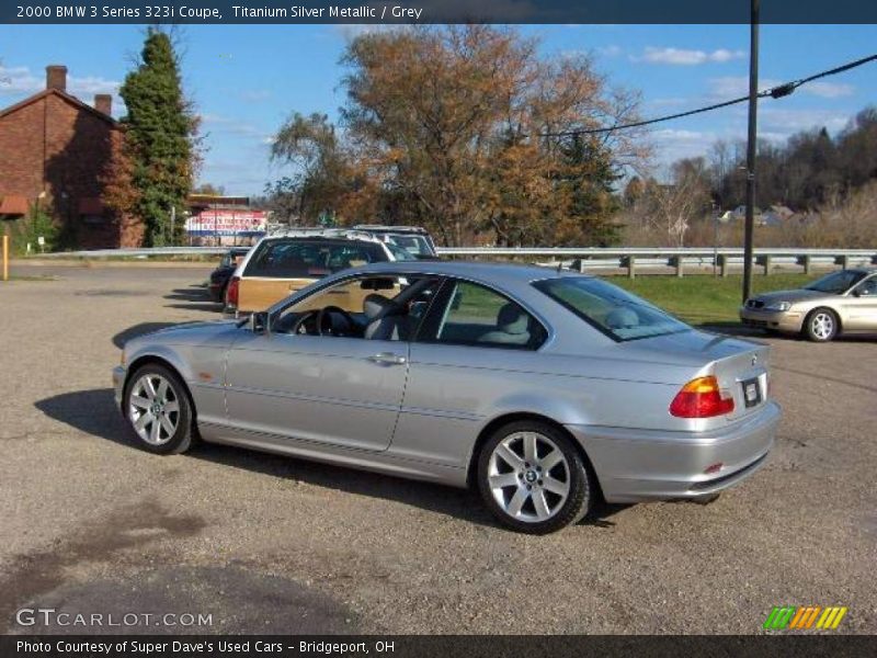 Titanium Silver Metallic / Grey 2000 BMW 3 Series 323i Coupe