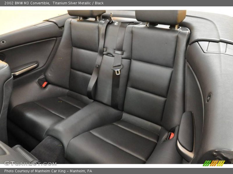 Titanium Silver Metallic / Black 2002 BMW M3 Convertible