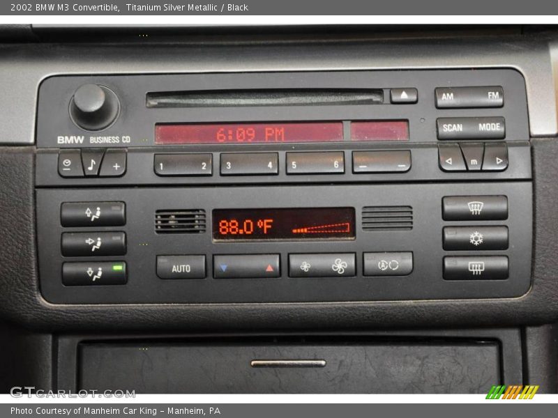 Titanium Silver Metallic / Black 2002 BMW M3 Convertible