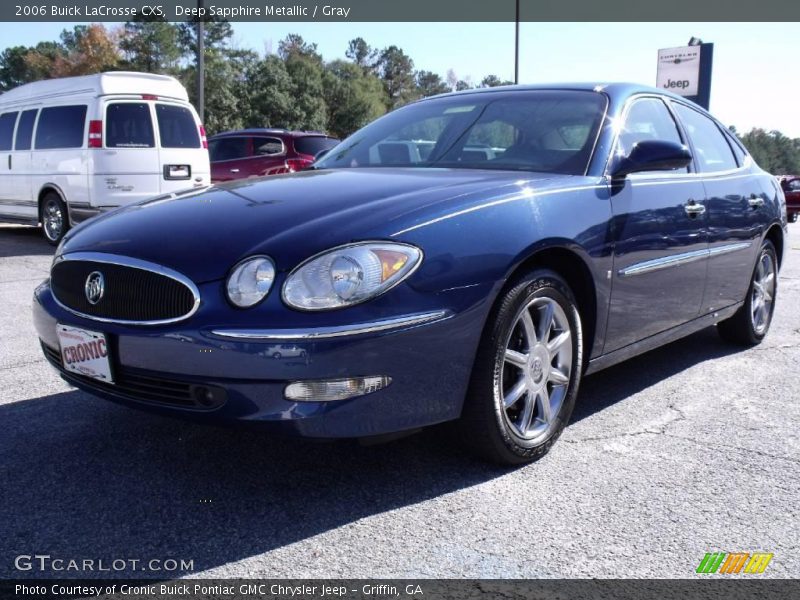 Deep Sapphire Metallic / Gray 2006 Buick LaCrosse CXS