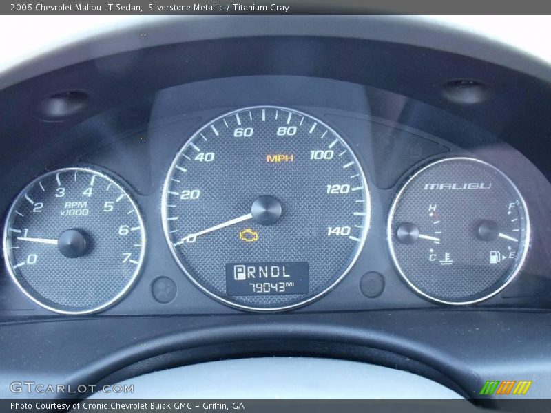 Silverstone Metallic / Titanium Gray 2006 Chevrolet Malibu LT Sedan