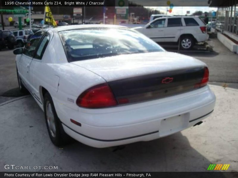 Bright White / Charcoal 1996 Chevrolet Monte Carlo Z34