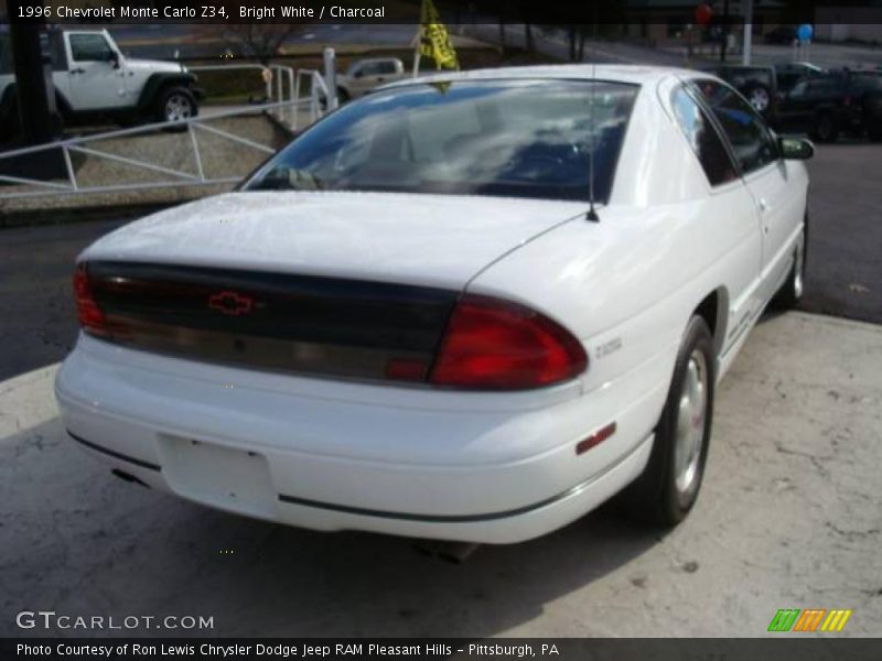Bright White / Charcoal 1996 Chevrolet Monte Carlo Z34