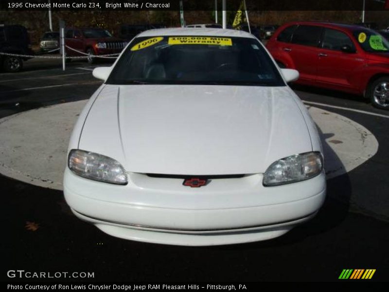 Bright White / Charcoal 1996 Chevrolet Monte Carlo Z34