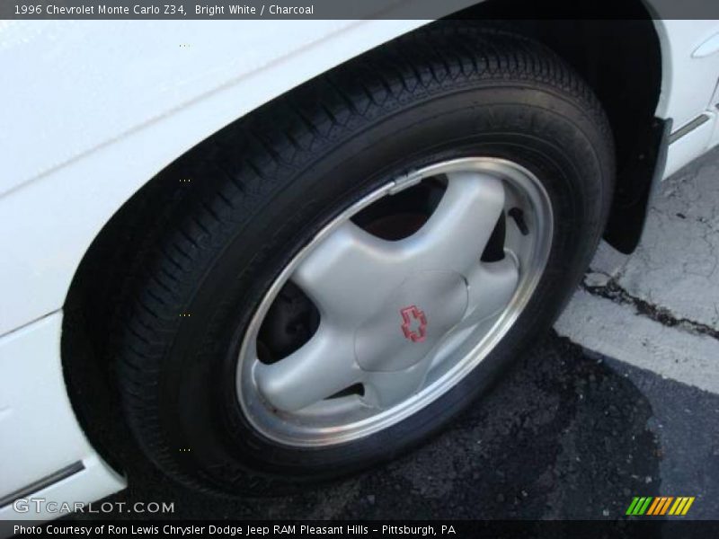 Bright White / Charcoal 1996 Chevrolet Monte Carlo Z34